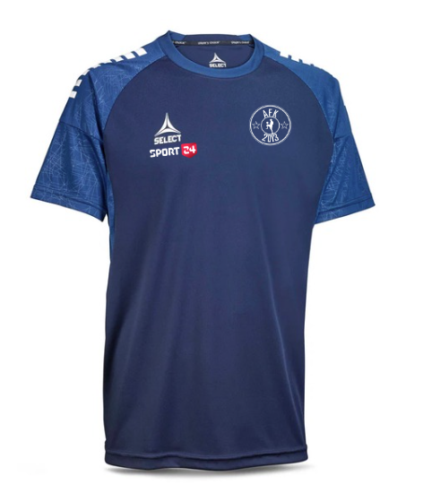 Player Shirt S/S Spain V25 - Navy/Hvid